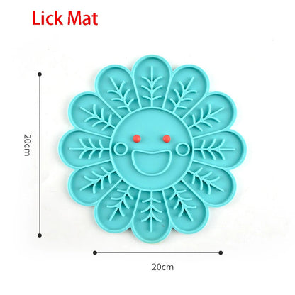 Fish Shape Silicone Lick Mat - Slow Feeding Food Bowl for Pets CDDMPET Official Store