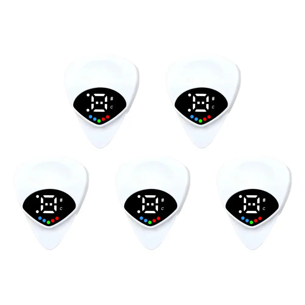 2-in-1 Guitar Picks Tuner Digital Electronic Tuner Acoustic Guitar Tuner for Acoustic Electric Guitar Bass Mandolin PRO Club Global Store