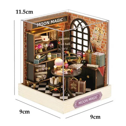 Mini Doll House Kit DIY Flower House Handmade 3D Puzzle Assembly AliExpress