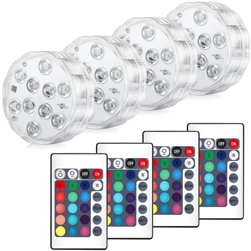 Glow Your Pool: Submersible LED Lights with RF Remote