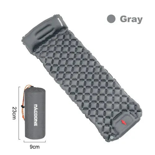PACOONE Outdoor Camping Sleeping Pad Inflatable Mattress with Pillows AliExpress
