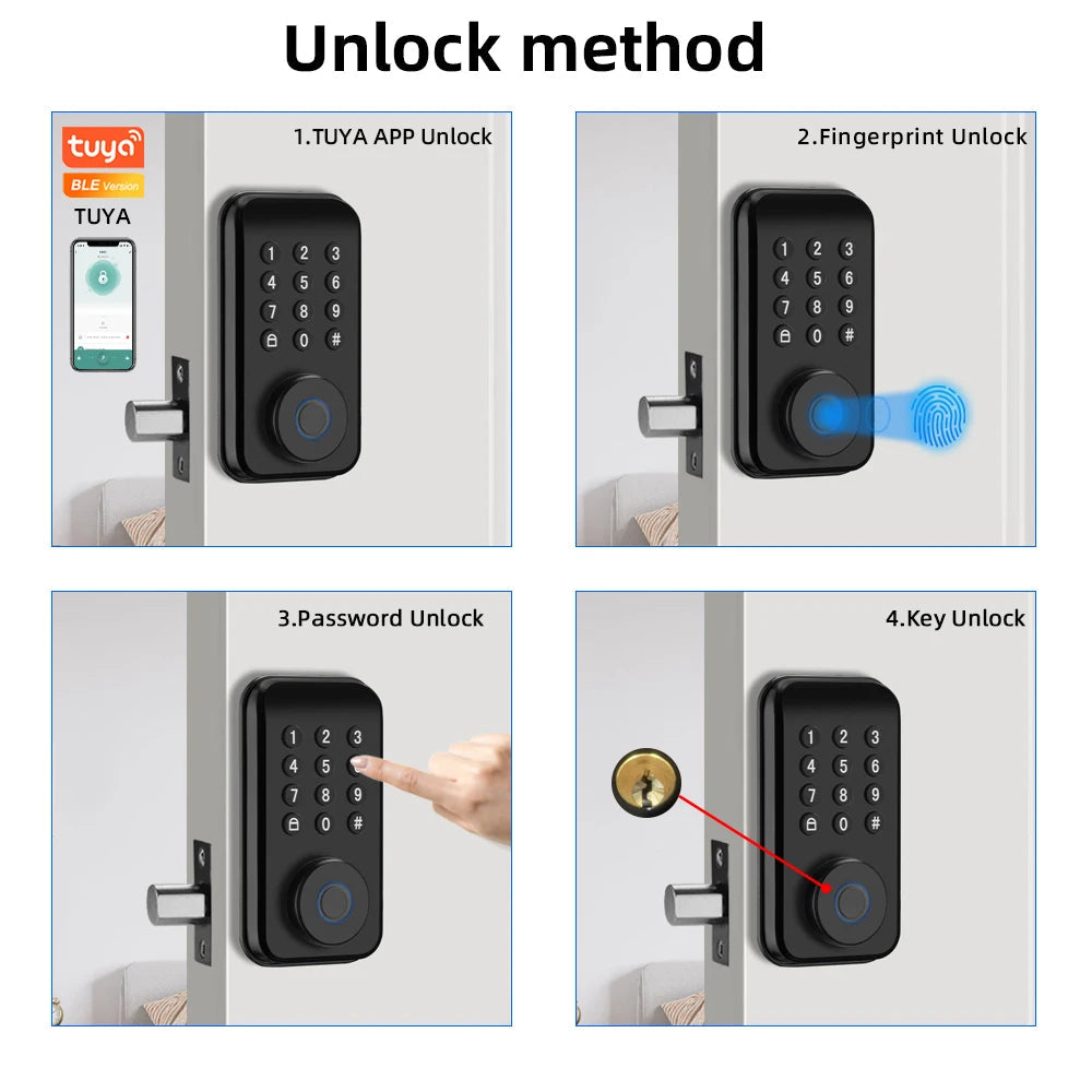 WiFi Smart Lock Pro with Keypad Touch RAYKUBE Global Store