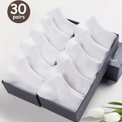 10/20/30/40/50 Pairs Of Breathable Deodorant Men's Low Cut Ankle Socks AliExpress