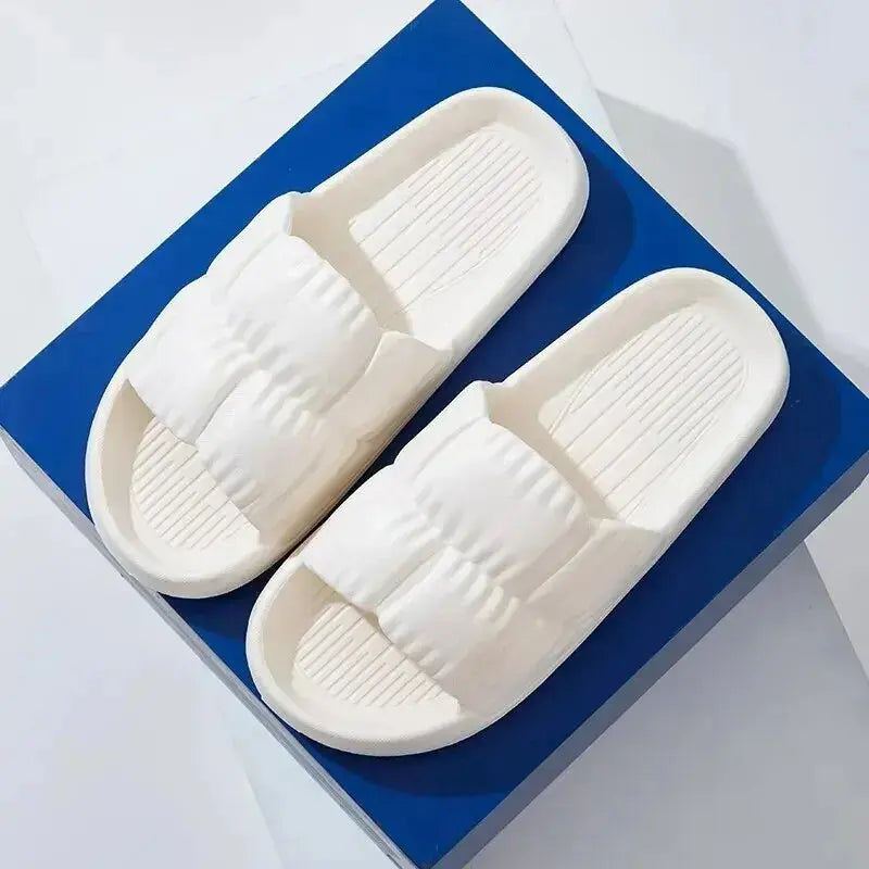 Pantuflas de Nube de Suela Blanda para Mujer Plataforma Gruesa para Interior y Exterior Playa