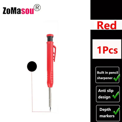 PrecisionMark Carpenter Pencil: Sharp Lines, Every Time! Zomasou Factory Store