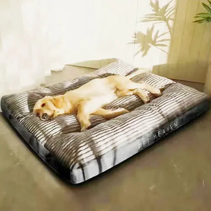 Large Dog Bed Soft Corduroy Pet Sleeping Mat Thicken Oversize Dog Cat