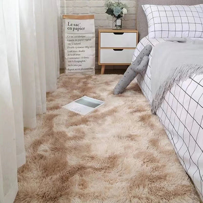Soft Area Rugs Bedroom Carpet Fluffy Non-slip Tie-Dyed Fuzzy Shag Plush Soft Shaggy Bedside Rug Living Room Carpet Shop1103833493 Store