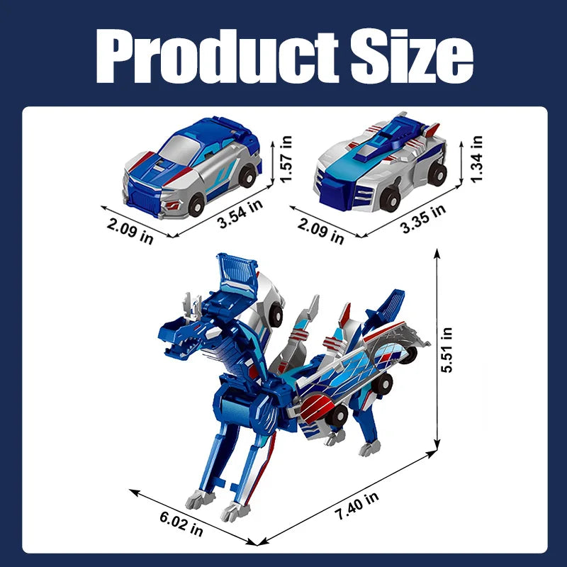 Crash to Dino: Collision-Changing Car Toy