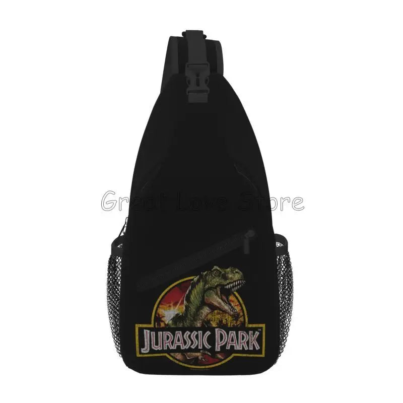 Bolso cruzado de pecho rojo y negro, duradero con correa ajustable y alta capacidad de almacenamiento