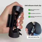 Soft Rubber Hair Clip Shark Clip Safe Soft Silicone Anti Collision Anti Fall Protect Head Hair Claws Hair Accessories for Women