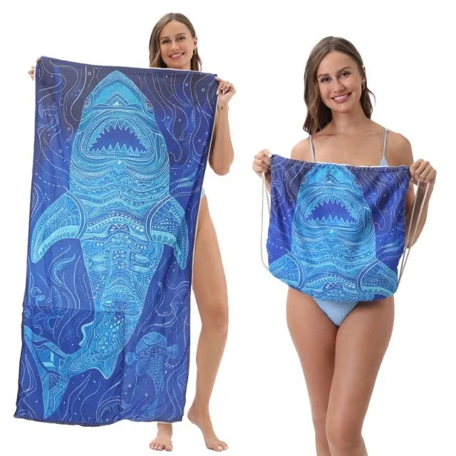 BeachFlip Towel Bag Carry All Beach Organizer For Towel Sunscreen And Essentials