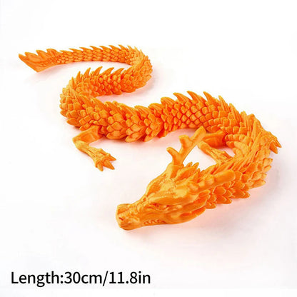 FlexiCrystal Dragon: 3D-Printed Magic in Motion Creatinglife Store