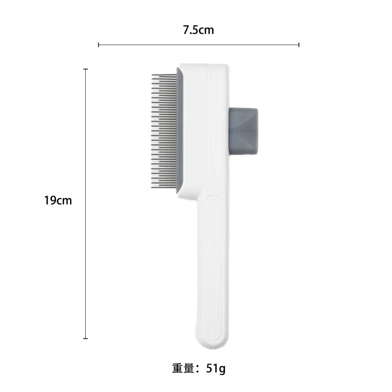 Pet Hair Shedding Comb Easy Care Efficient Portable Grooming Beauty Tool One - Click Depilation Pet Comb Flea Comb