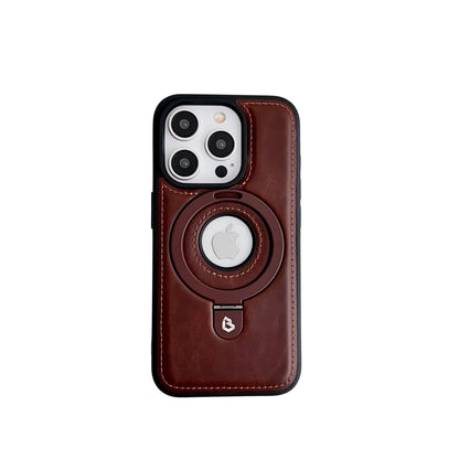 Luxe Guard: Shockproof Magnetic Stand Phone Case