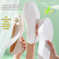 10 pares de plantillas de zapatos desechables transpirables para mujer y hombre, absorbentes, desodorantes, cómodas, para pies descalzos