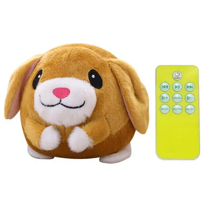 Cartoon Pig Active Moving Pet Plush Toy USB Rechargeable Interactive