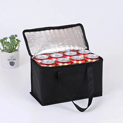 Portable Food Delivery Bag Lunch Cooler Bag Folding Insulation Picnic