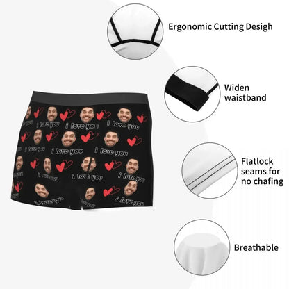 Personalized Men's Boxer Briefs Custom Face Photo Underwear Funny Gift AliExpress