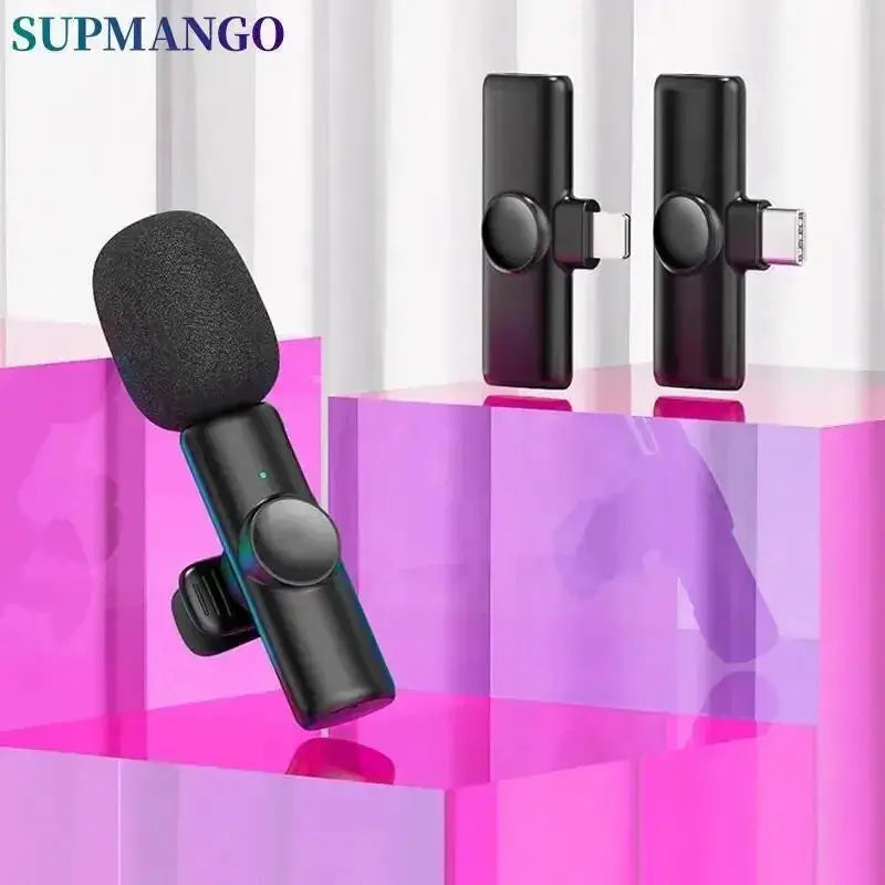 K11 Professional Wireless Lavalier Microphone for iPhone iPad Laptop AliExpress