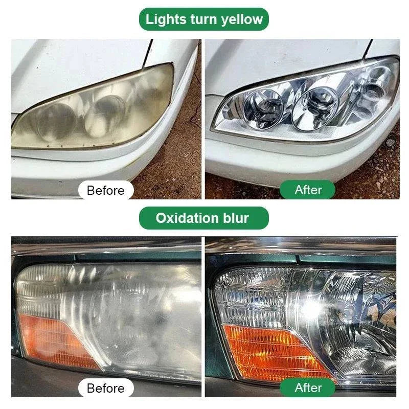 Car Headlight Restoration Polishing Kits Headlamp Scratch Remover Repair Cleaning Paste Remove Oxidation Headlight Polish Liquid Shop1104214254 Store