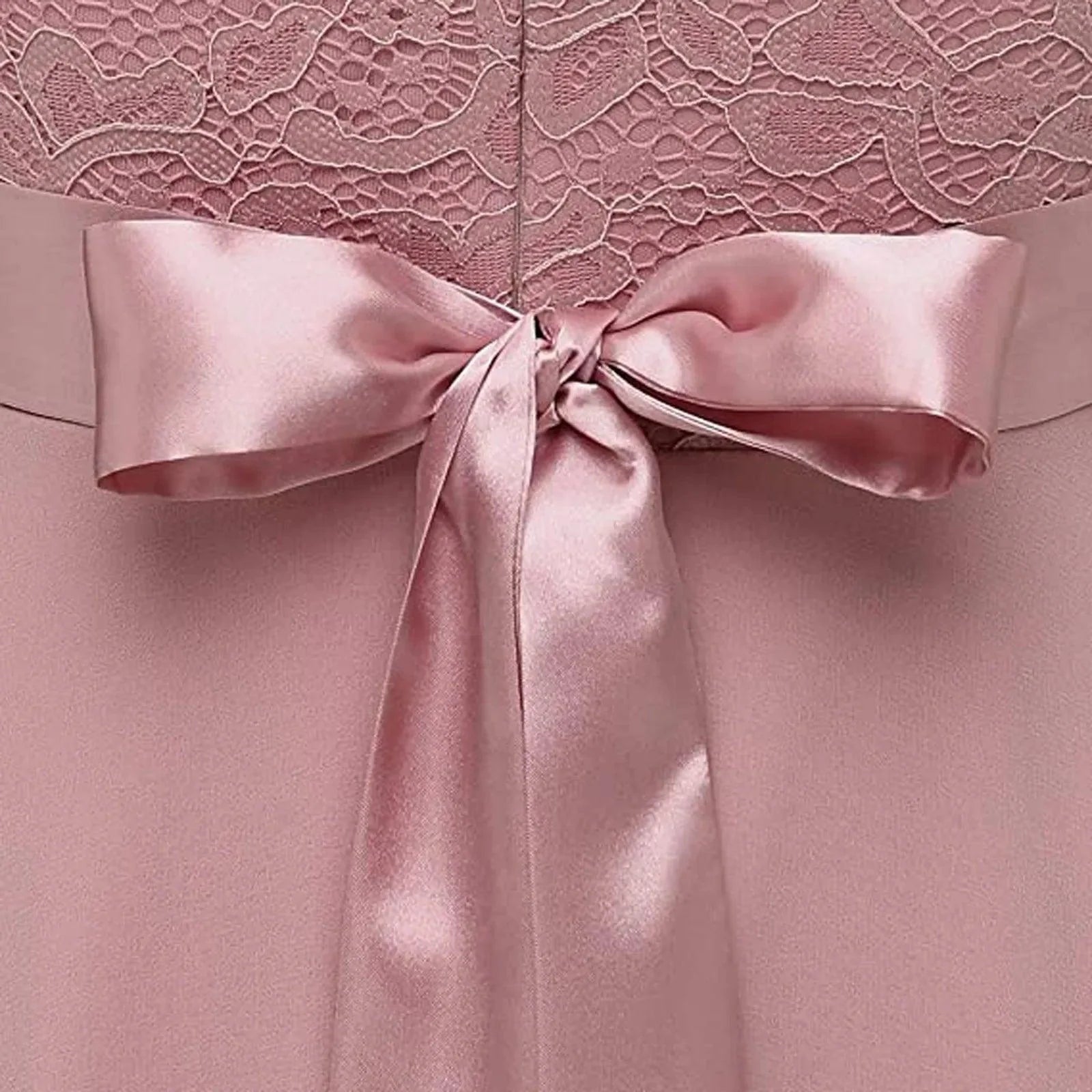 Chic Sleeveless Pink Lace Gown for Bridesmaids and Wedding Guests - Perfect for 2024 Celebrations Dress Shoes Women&#39;s Dropping Store