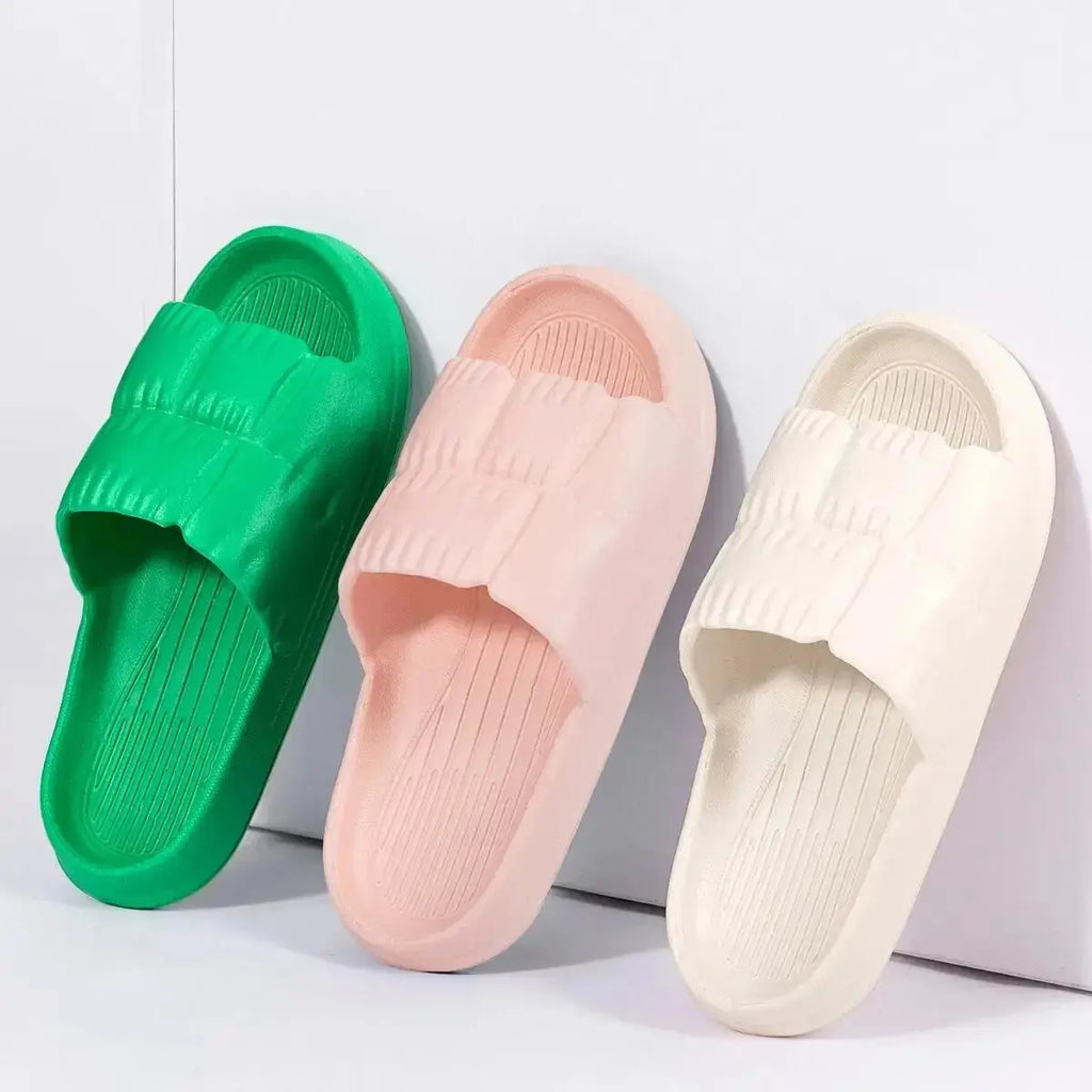 Pantuflas de Nube de Suela Blanda para Mujer Plataforma Gruesa para Interior y Exterior Playa