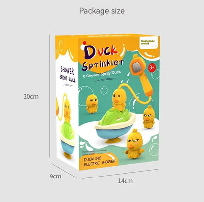 Cute Duck Electric Water Spray Bathroom Bathing Toys Baby Bath Toys