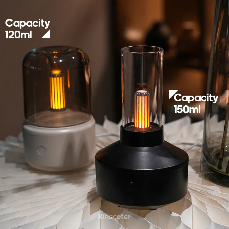 KINSCOTER Portable Mini Aroma Diffuser USB Air Humidifier Essential Oil Night Light Cold Mist Maker Sprayer for Home Gift HUMI Store