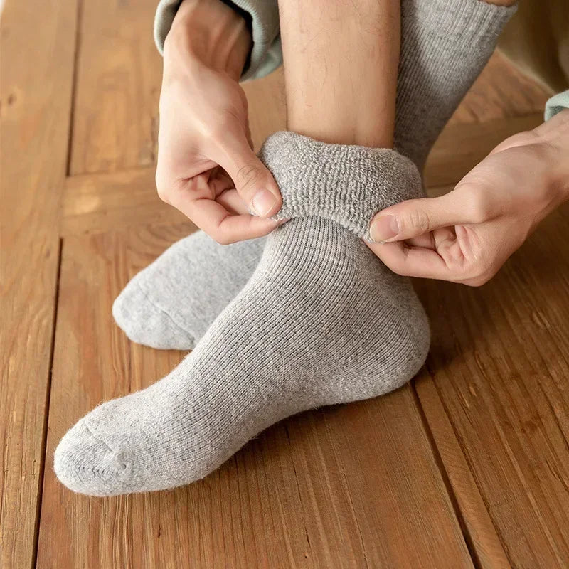 CozyCloud™ Fleece Wool Socks – Ultimate Winter Warmth
