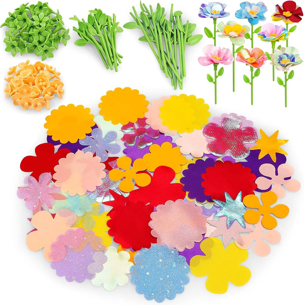 BloomCraft™ Kit de Flores 🌸 — Presiona, Crea y Juega