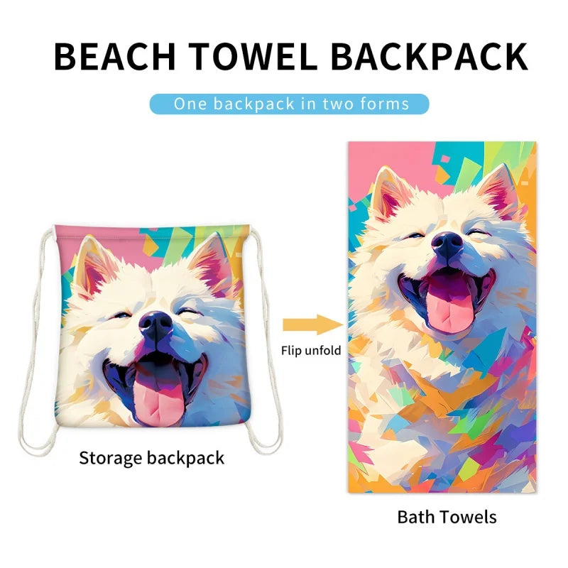 BeachFlip Towel Bag Carry All Beach Organizer For Towel Sunscreen And Essentials