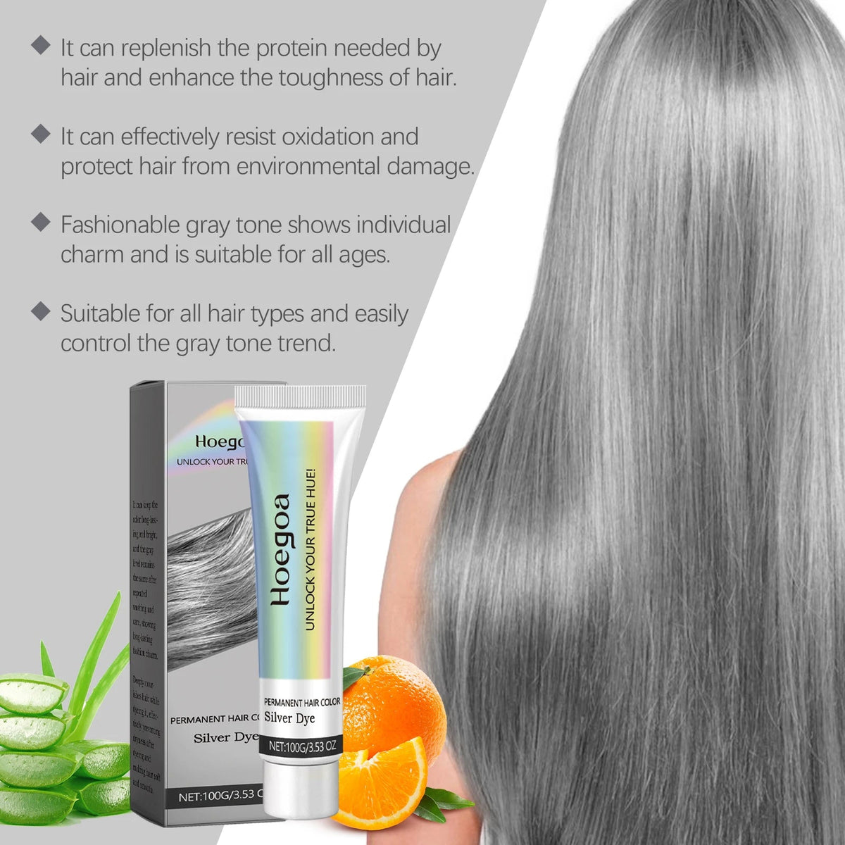 SilverGlow Essence – Dye & Nourish in One Step South Moon Beauty Store Store