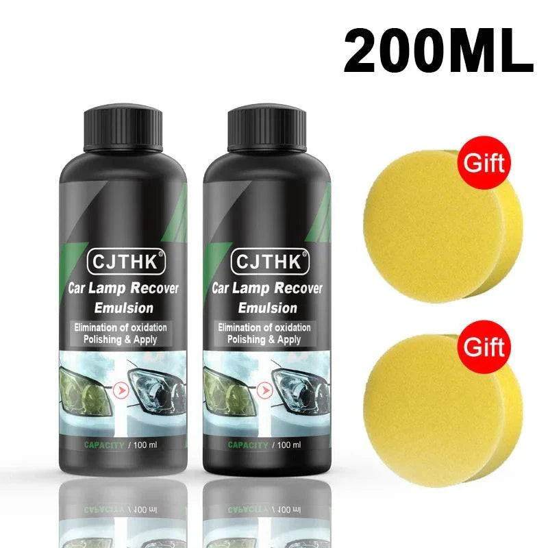 Car Headlight Restoration Polishing Kits Headlamp Scratch Remover Repair Cleaning Paste Remove Oxidation Headlight Polish Liquid Shop1104214254 Store