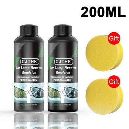Car Headlight Restoration Polishing Kits Headlamp Scratch Remover Repair Cleaning Paste Remove Oxidation Headlight Polish Liquid Shop1104214254 Store