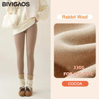 BIVIGAOS New Autumn Winter Rabbit Fleece Sharkskin Leggings Women AliExpress