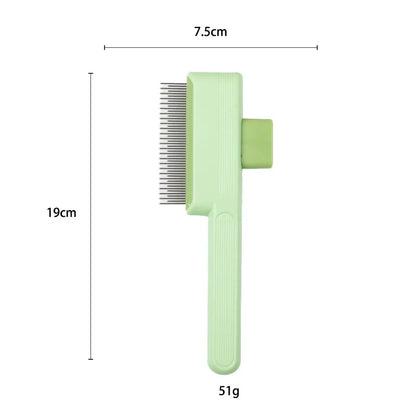 Pet Hair Shedding Comb Easy Care Efficient Portable Grooming Beauty Tool One - Click Depilation Pet Comb Flea Comb