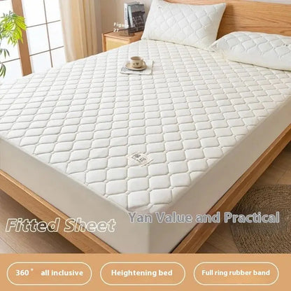 Padded Waterproof Mattress Dust Proof Protective Cover Washable