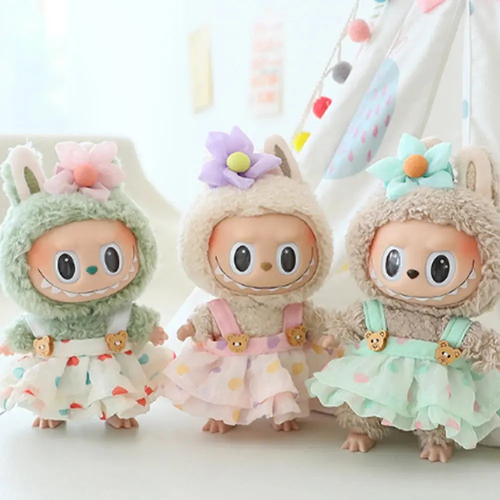 Labbubu Mini Doll Clothes Outfit Soft Knitted Sweater Suit Toy Gifts All Dropshipping Wholesale Store