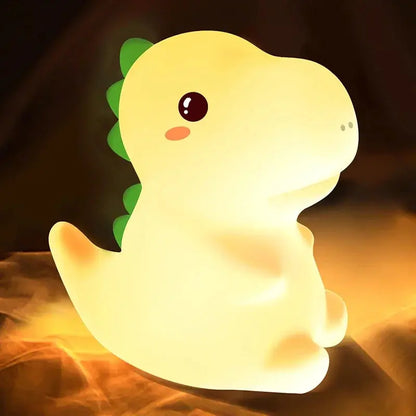 View details for Cartoon Night Light LED Touch Sensor Dinosaur Table Lamp Silicone Cartoon Night Light LED Touch Sensor Dinosaur Table Lamp Silicone