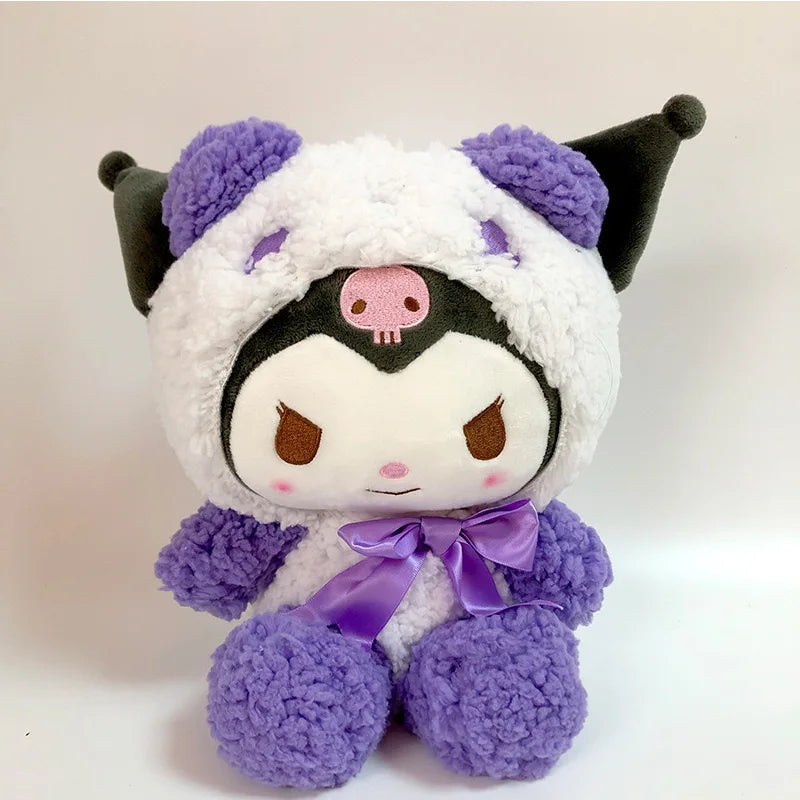 Kawaii Sanrio 25CM Plush Dolls Kuromi Hello Kitty Melody Cinnamoroll Plush Soft Stuffed Animals Dolls Plushie Pillow Xmas Gifts Shop1103724989 Store