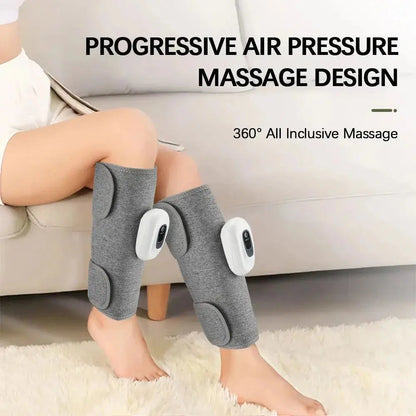 Eletric 360° Air Pressure Calf Massager Wireless Leg Massage 3 Mode Airbag Compresstion Relax Foot Calf Muscle Blood Circulation Beauty-Health Store
