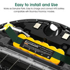 14.4V 5000mAh For iRobot Roomba Battery 500 600 700 800 900 595 620 650 780 890 Battery For Roomba Vacuum Cleaner Battery Battery Burst Store