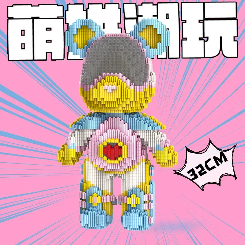 BlockBear™ Builder Set 🐻✨ — Creative Fun & Cute Décor