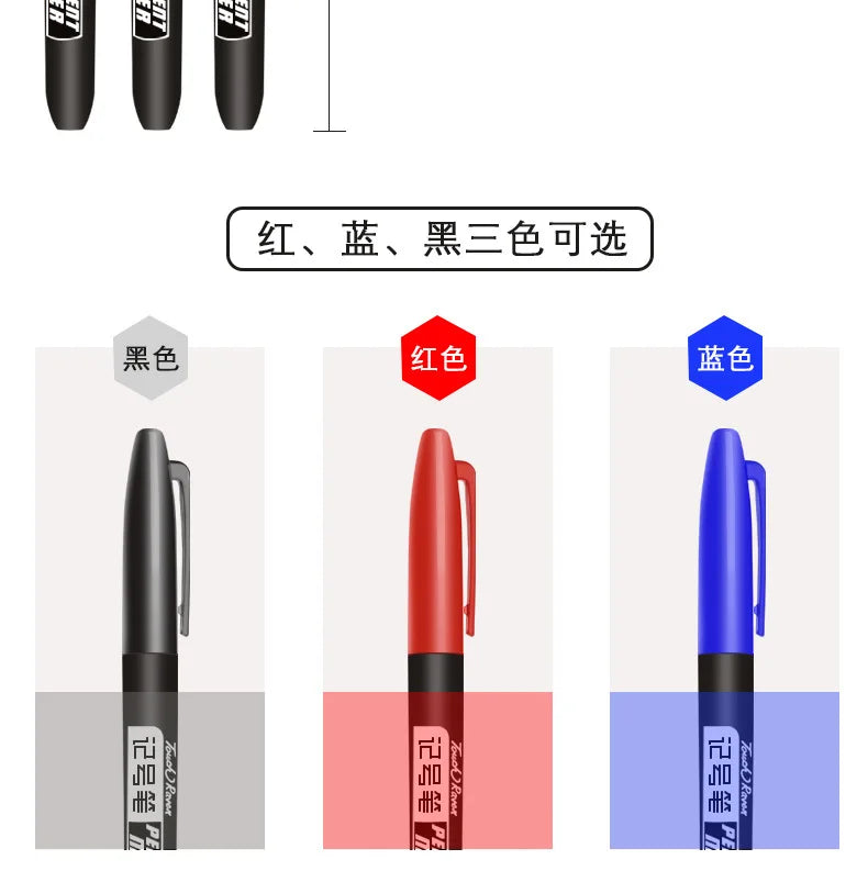 Permanent Marker Pen Manga Drawing Markers Black Blue Red Waterproof Ink Sketch Pens Stationery Art School Supplies Tiptop Co., LTD.