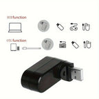 Connect Easy: 4-in-1 Rotatable USB Hub