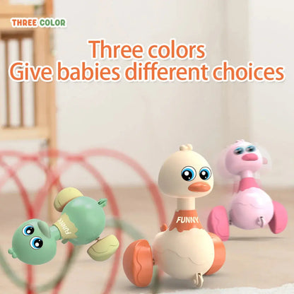Baby Spielzeug Schaukel Ente Spielzeug Cartoon Presse Fahrzeuge gleiten Tier Trägheit zurückziehen Autos frühe Bildung Spielzeug für Kleinkinder Jungen Mädchen CONUSEA Official Store