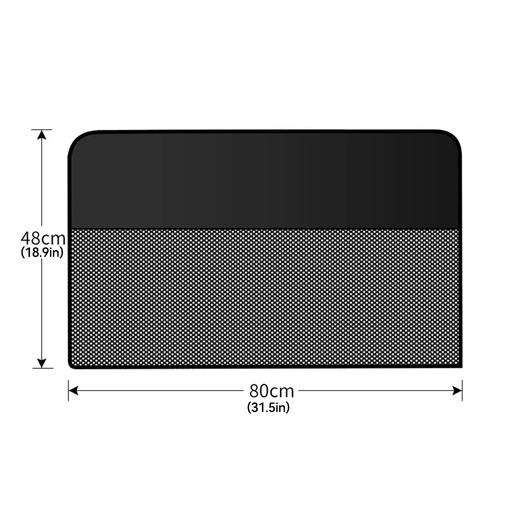 Parasoles magnéticos universales para ventanas de coche, cortinas de doble capa para privacidad en el coche, parasol protector de verano para camping, siestas y dormir.