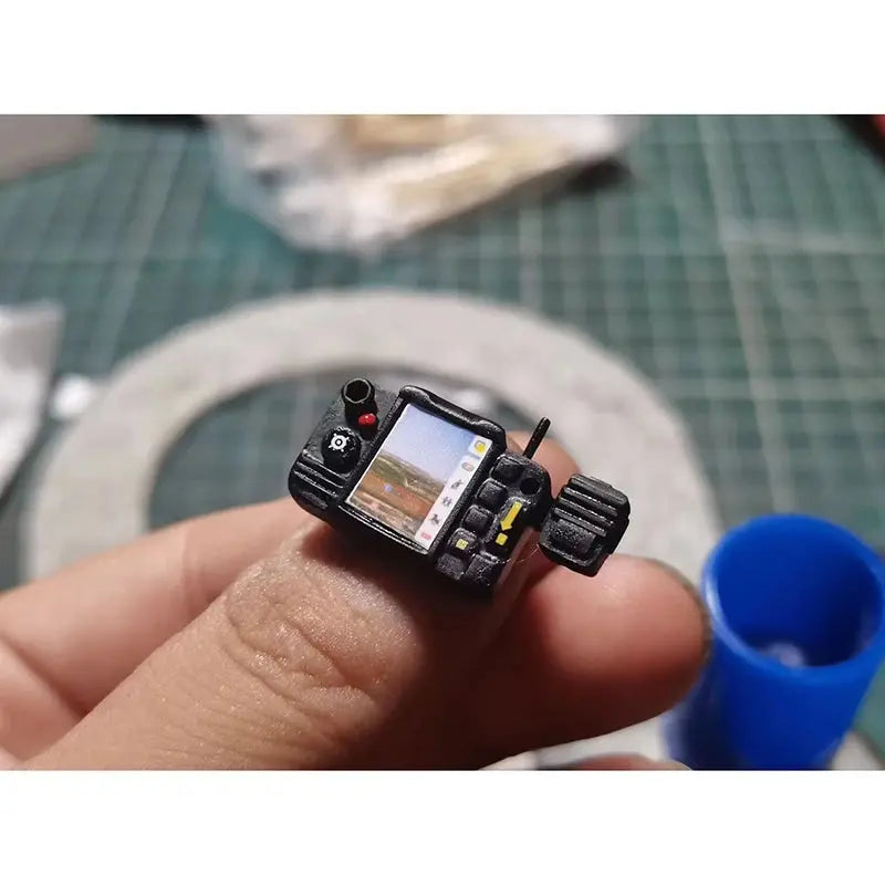 Modelos de simulación Mini dispositivos de navegación GPS de coche para Tamiya RC 1/14