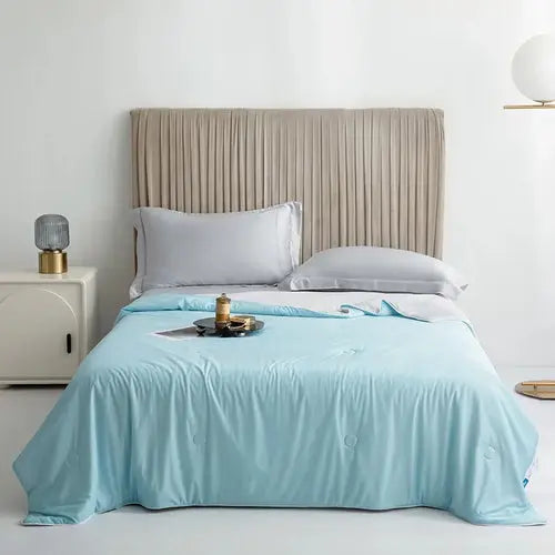 Cooling Blanket for Bed Silky Air Condition Comforter Lightweight AliExpress