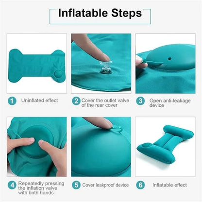 Inflatable Travel Pillow Back Lumbar Support Air Cushion Neck Waist